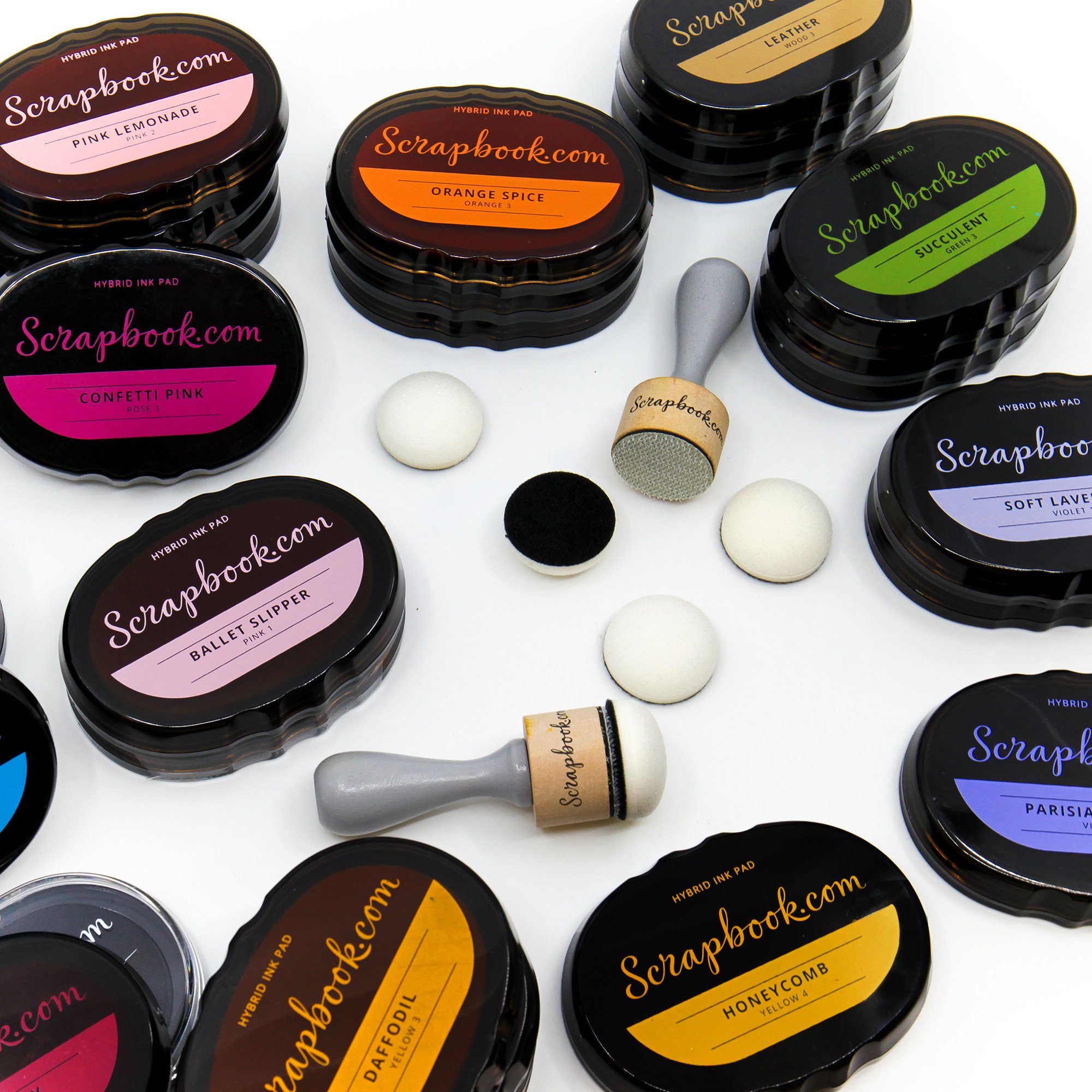 collection of scrapbook.com hybrid ink pads