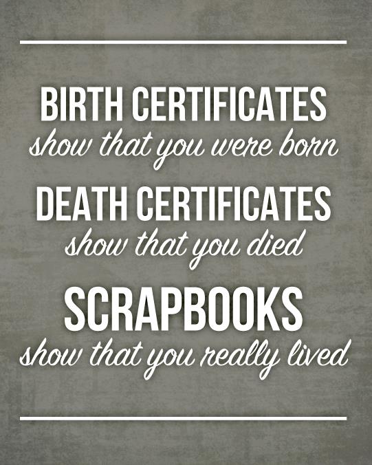 Birth Certificates Show That You Were Born...