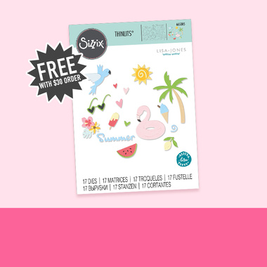 FREE w/ $30: Sizzix Summertime Icons