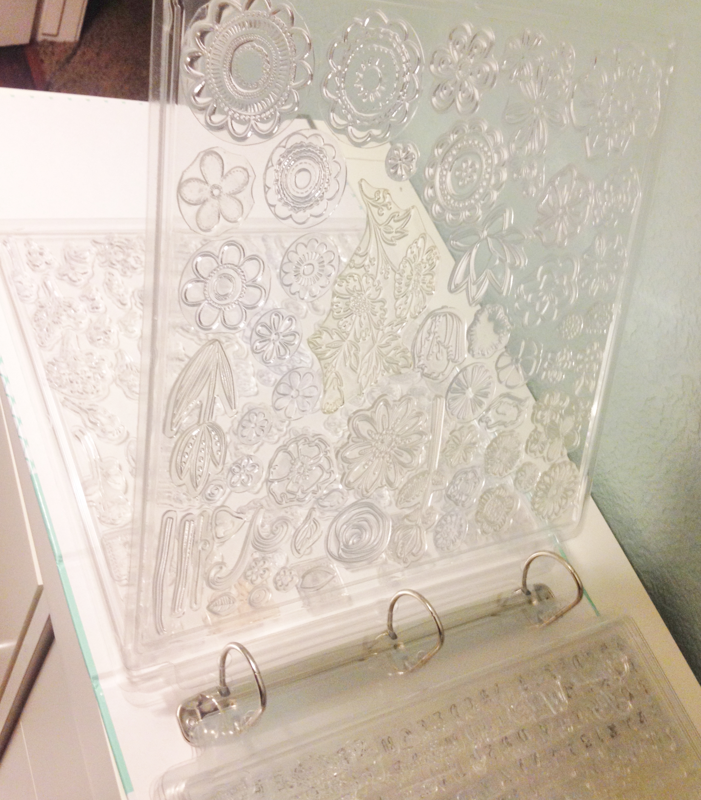 Scraproom Clear Stamp Storage