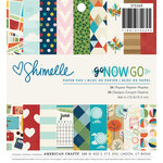 American Crafts - Go Now Go Collection - 6 x 6 Paper Pad