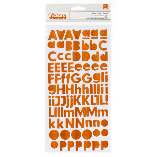 American Crafts - Pebbles - Basics Collection - Thickers - Foam Stickers - Apricot