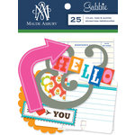 Anna Griffin - Gabbie Collection - Foiled Die Cut Pieces - Titles