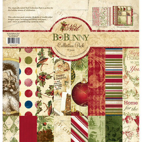 Bo Bunny Press - Noel Collection - Christmas - 12 x 12 Collection Pack, BRAND NEW - click to enlarge