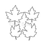 Clear Scraps - Clear Acrylic Shapes - Leaves