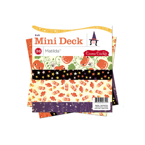 Cosmo Cricket - Matilda Collection - Halloween - Mini Deck - 6 x 6 Paper Pad, BRAND NEW - click to enlarge