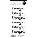 Doodlebug Design - Doodles - Cardstock Stickers - I Love You - Beetle Black Doodlebug Design - Doodles - Cardstock Stickers - I Love You - Beetle Black