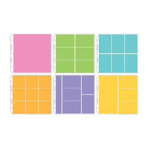 Doodlebug Design - 12 x 12 Storybook Album Protectors - Assortment - 12 Pack