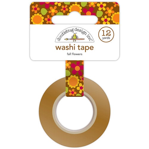 Doodlebug Design - Happy Harvest Collection - Washi Tape - Fall Flowers