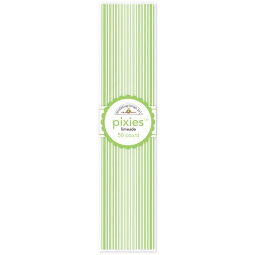 Doodlebug Design - Pixies - Straw Picks - Limeade