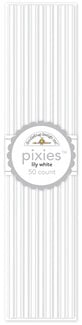 Doodlebug Design - Pixies - Straw Picks - Lily White