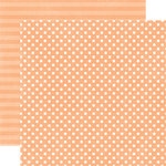 Echo Park - Neapolitan Dots and Stripes Collection - 12 x 12 Double Sided Paper - Peaches and Cream Small Dot Echo Park - Neapolitan Dots and Stripes Collection - 12 x 12 Double Sided Paper - Peaches and Cream Small Dot