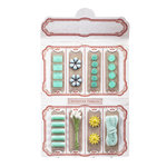 EK Success - Jolee's Boutique - French General Collection - Notions Kit - Turquoise