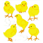 EK Success - Jolee's Boutique - Easter - 3 Dimensional Stickers with Fuzzy Accents - Baby Chicks EK Success - Jolee's Boutique - Easter - 3 Dimensional Stickers with Fuzzy Accents - Baby Chicks