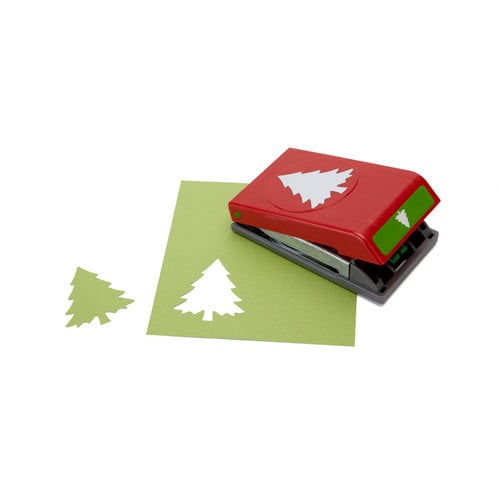 EK Success - Paper Shapers - Slim Profile - Large Punch - Christmas Tree, BRAND NEW - click to enlarge