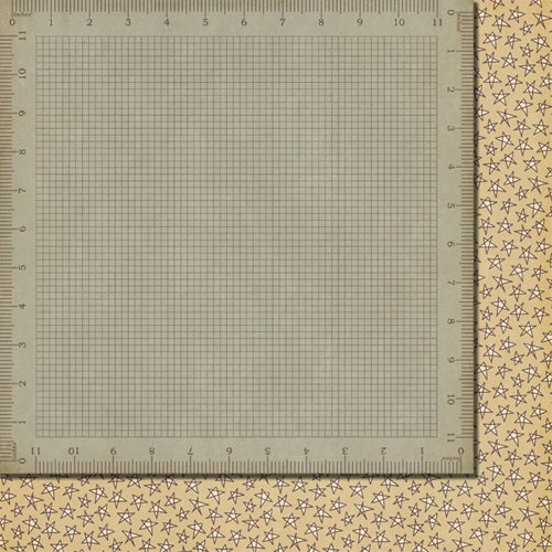 Fancy Pants Designs - Off to School Collection - 12 x 12 Double Sided Paper - Measure Up