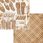Fancy Pants Designs - Swagger Collection - 12 x 12 Double Sided Paper - Silk Tie Fancy Pants Designs - Swagger Collection - 12 x 12 Double Sided Paper - Silk Tie
