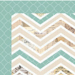 My Mind's Eye - All Is Bright Collection - Christmas - 12 x 12 Double Sided Paper - Chevron My Mind's Eye - All Is Bright Collection - Christmas - 12 x 12 Double Sided Paper - Chevron