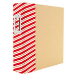 Simple Stories - SNAP Collection - Christmas - Binder - Striped Holiday Simple Stories - SNAP Collection - Christmas - Binder - Striped Holiday