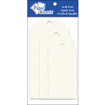 Paper Accents - Craft Tags - Assorted Sizes - Cream