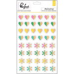 Pinkfresh Studio - Felicity Collection - Block Wood Stickers - Color