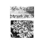 Stampers Anonymous - Tim Holtz - Cling Mounted Rubber Stamp Set - Weathered Textiles