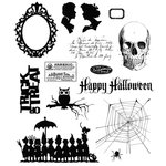 Stampers Anonymous - Tim Holtz - Cling Mounted Rubber Stamp Set - Mini Halloween 3