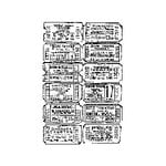 Stampers Anonymous - Tim Holtz - ATC - Cling Mounted Rubber Stamps - Ticket Collage Stampers Anonymous - Tim Holtz - ATC - Cling Mounted Rubber Stamps - Ticket Collage