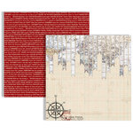 Teresa Collins - Far and Away Collection - 12 x 12 Double Sided Paper - Pennants Teresa Collins - Far and Away Collection - 12 x 12 Double Sided Paper - Pennants