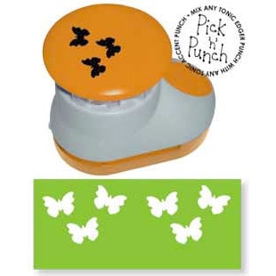 Tonic Studios - Pick N Punch - Paper Punch - Accent - Butterflies, BRAND NEW - click to enlarge