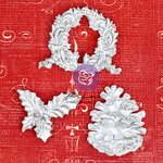 Prima - Jubilee Collection - Christmas - Resin Embellishments Prima - Jubilee Collection - Christmas - Resin Embellishments