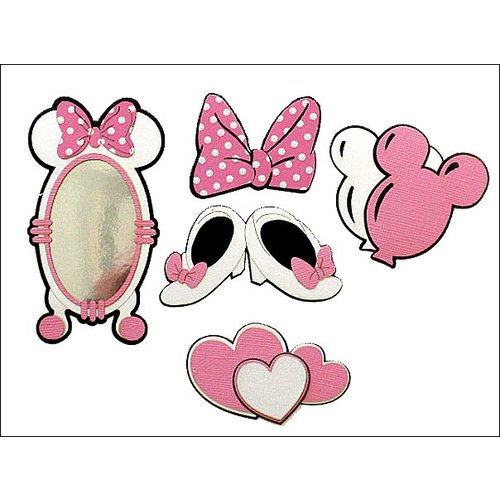 Paper Wizard - Disney - Die Cuts - Mouse Minis - Pink