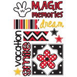 Queen and Company - Magic Collection - Self Adhesive Chipboard Stickers - Magic Queen and Company - Magic Collection - Self Adhesive Chipboard Stickers - Magic
