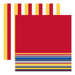 Reminisce - Real Magic Collection - 12 x 12 Double Sided Paper - Real Magic Stripes