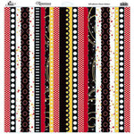 Reminisce - Real Magic Collection - 12 x 12 Glitter Stickers - Ribbon