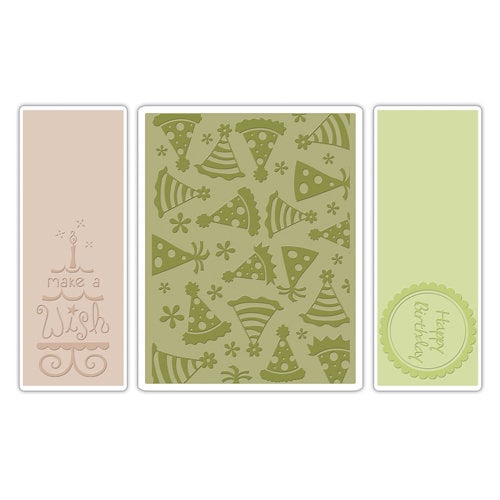 Sizzix Birthday Set 5 Embossing Folders