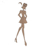 Leaky Shed Studio - Chipboard Shapes - Large - Sassy Leaky Shed Studio - Chipboard Shapes - Large - Sassy
