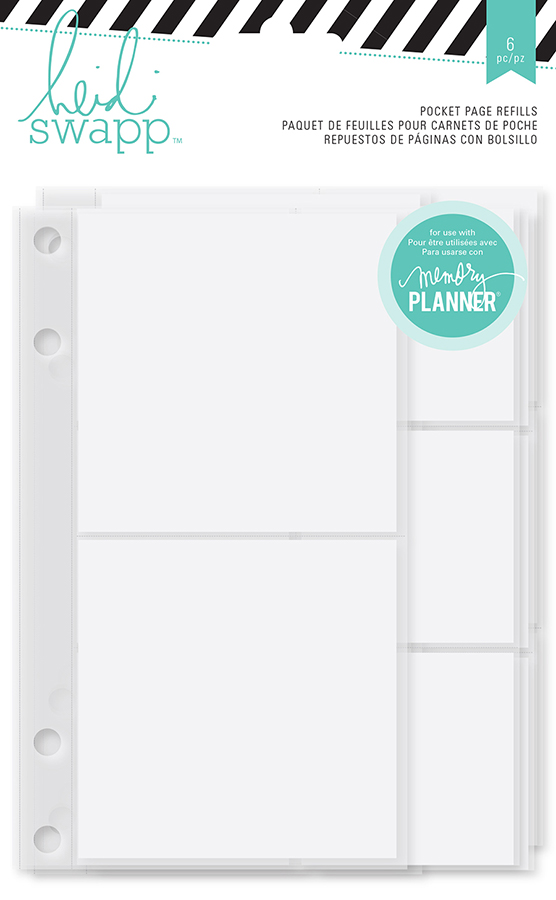Heidi Swapp Hello Beautiful Collection Memory Planner Pocket Page Refills