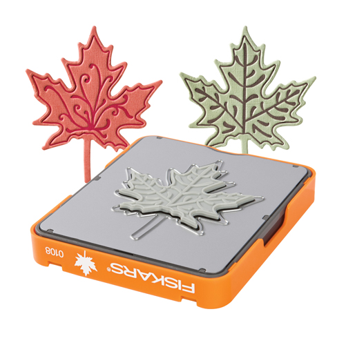 Fiskars Fuse Creativity System Die Cutting Design Set Photoetched Medium Leaf