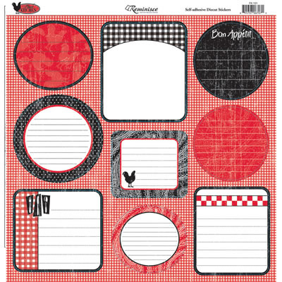 Kitchen Collection Stores on Reminisce   French Kitchen Collection   12x12 Journaling Cardstock