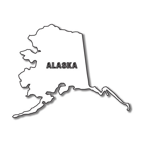 clipart map of alaska - photo #26