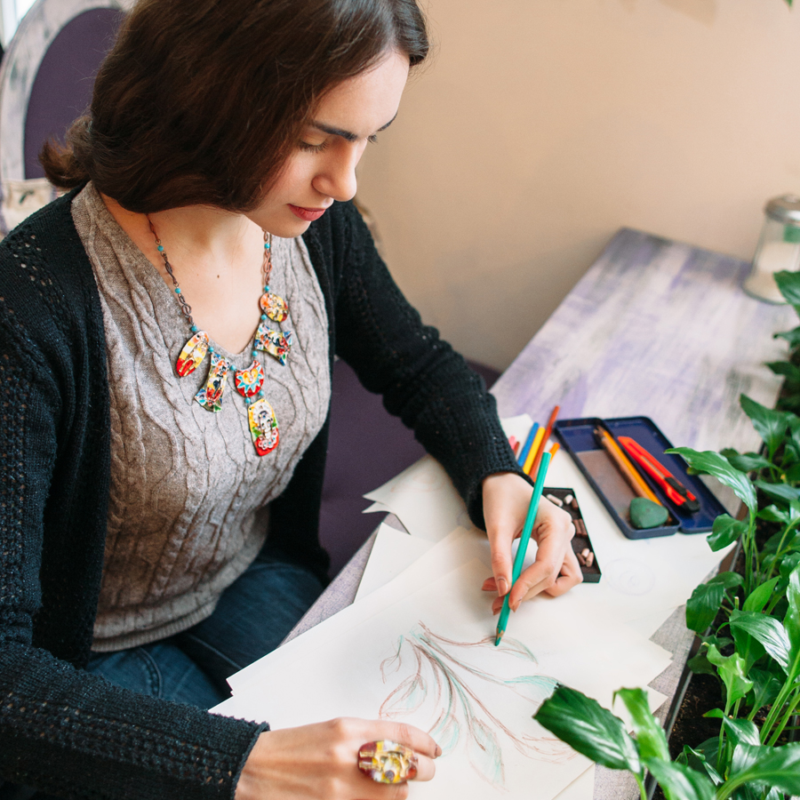 Woman Painting