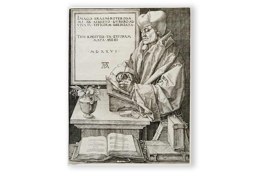 Erasmus Etching