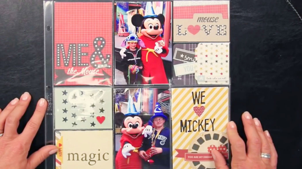 Disney Scrapbook Album, Disney Scrapbook Pages, With Premade Pages