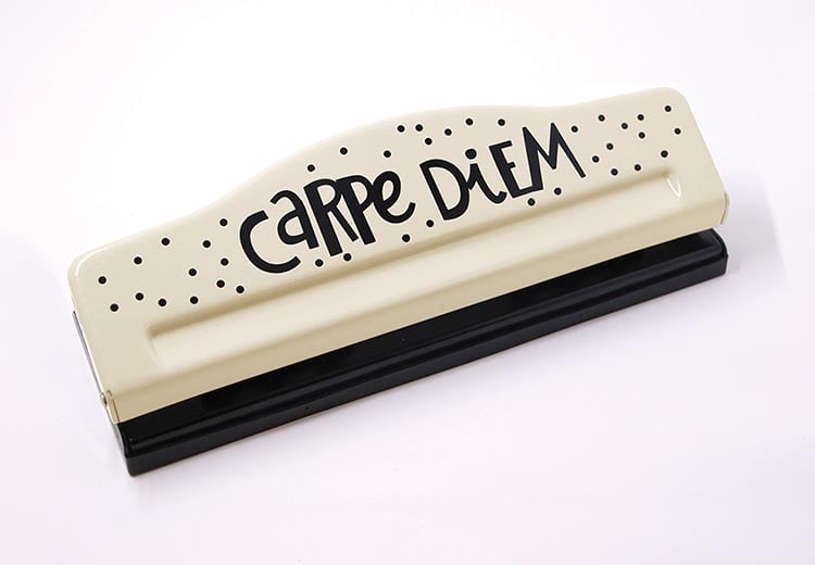 carpe diem planner punch