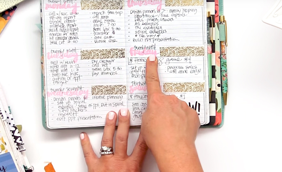 traveler's notebook planner