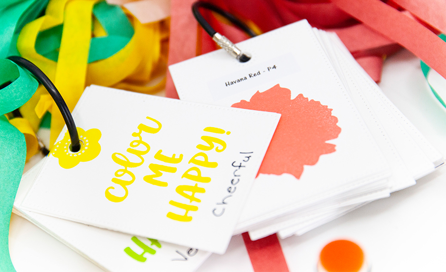 How to Make Your Own Stationery Swatch Books 