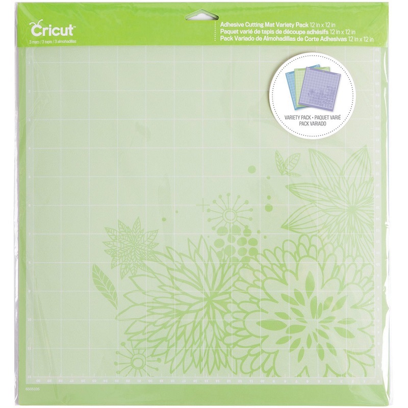 Cricut Cutting Mats 6 X 12 lot Of 3 New Mats 4 Used And Color Paper