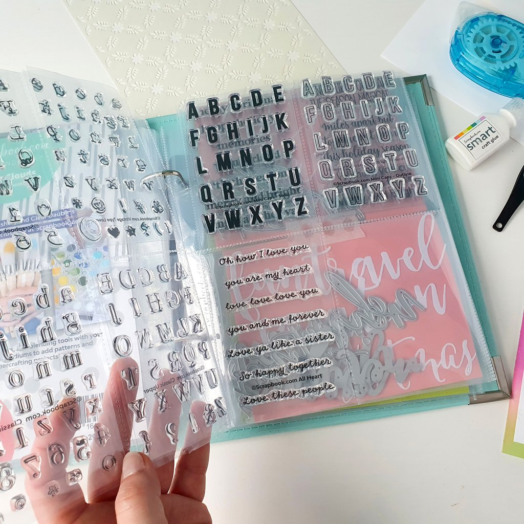 Stamps // Label Love // clear stamp set // planner // paper crafting //  organizing