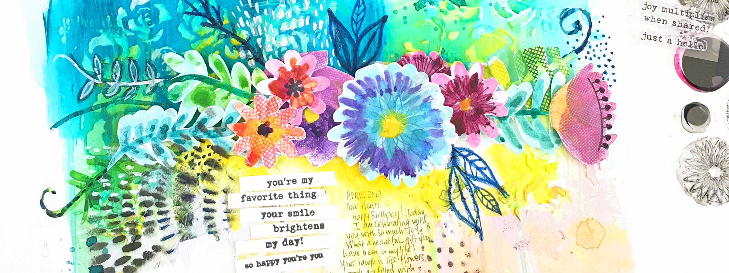 Art Journaling for Beginners: 「Create Your Very Own Floral